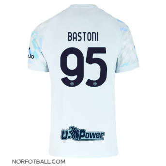 Billige Fotballdrakt Inter Milan Alessandro Bastoni #95 Replika Bortedrakt 2025-26 Kortermet